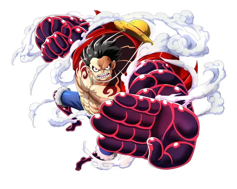 Đặt ngay ảnh nền luffy gear 4, tràn đầy năng lượng