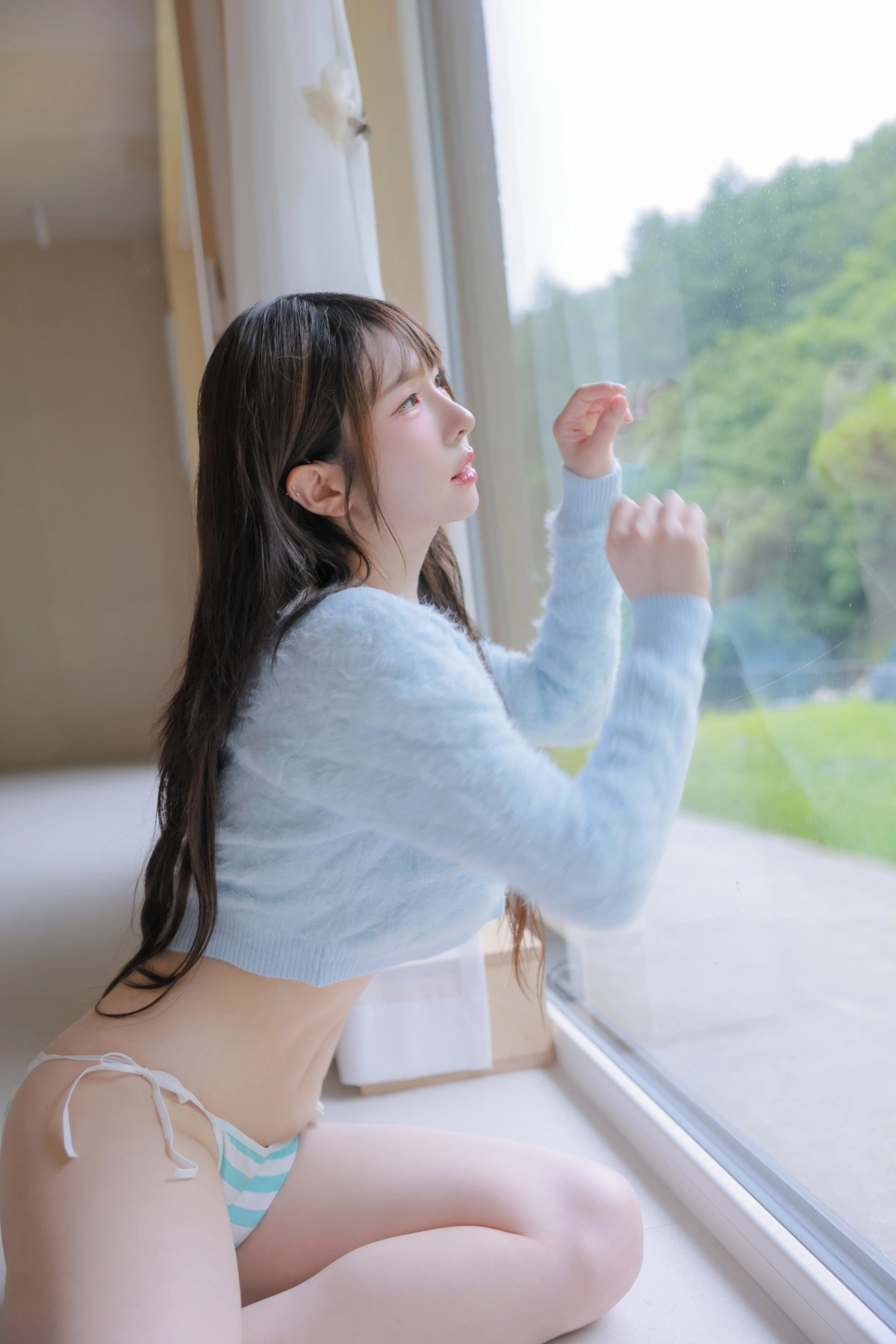 Ảnh gái mặc bikini trong suốt bikini trong suốt lộ body nóng bỏng mê hoặc