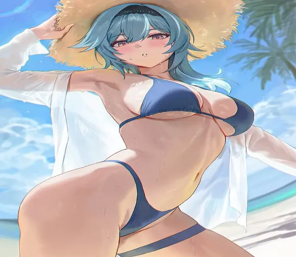 Ảnh gái anime mặc bikini nóng bỏng đốt cháy mọi ánh nhìn