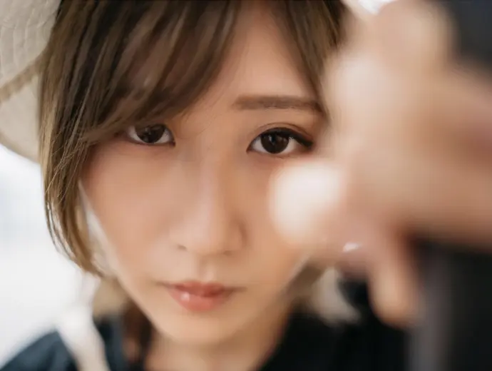 Mei Dong Miao bốc lửa crop top bó sát vòng eo con kiến