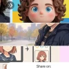 Sử dụng create anime avatar from photo app tạo hình đại diện 2026