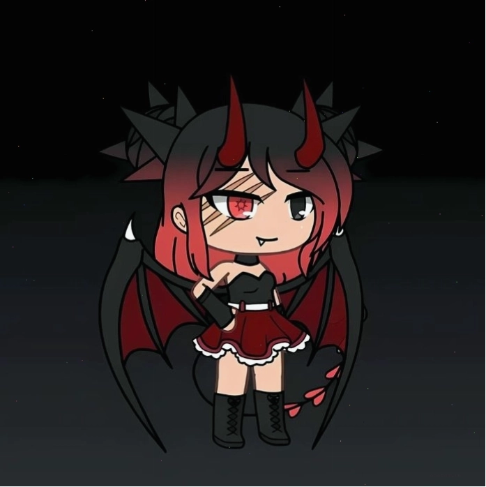 Ảnh ác quỷ anime chibi dễ thương, ngọt ngào