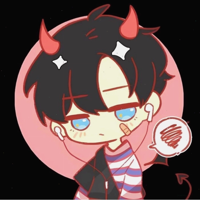 Ảnh ác quỷ anime chibi dễ thương và ngộ nghĩnh