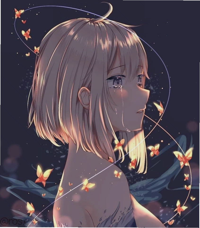 Ảnh avatar anime nữ với nét vẽ độc đáo