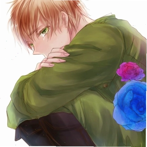 Anime nam cô đơn trong khung cảnh vắng lặng