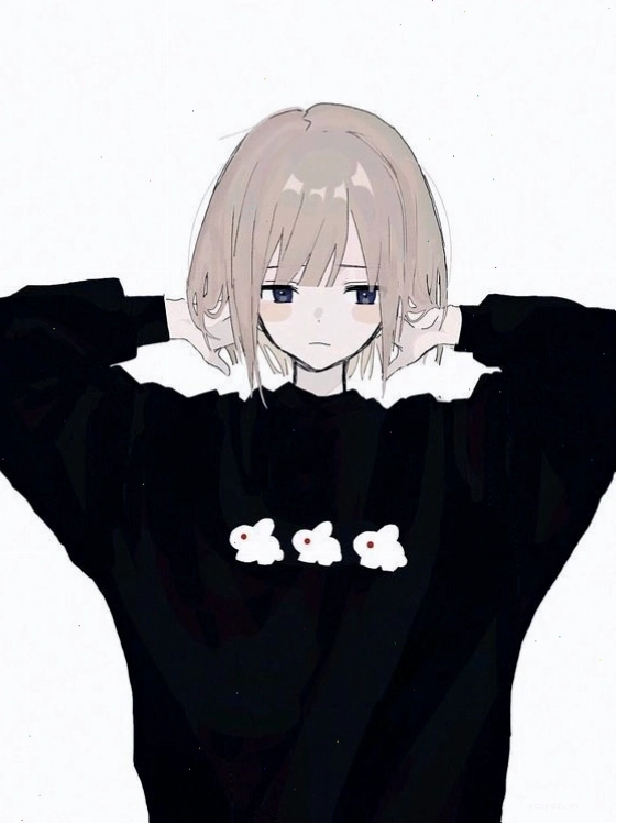 Avatar anime nữ tóc ngắn đẹp và cá tính