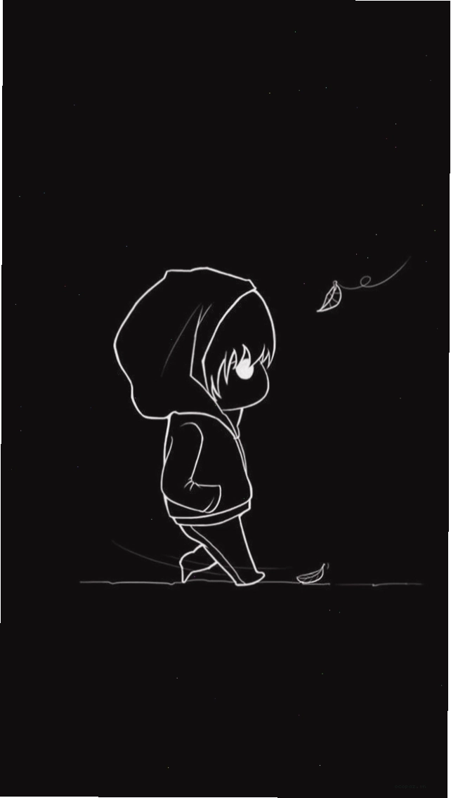 Avatar đen xì phong cách Chibi