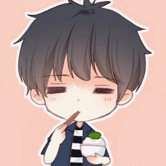 Avatar đôi anime chibi dễ thương