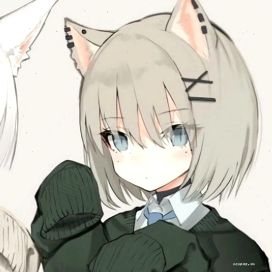 Avatar đôi anime nữ lãng mạn và ngọt ngào