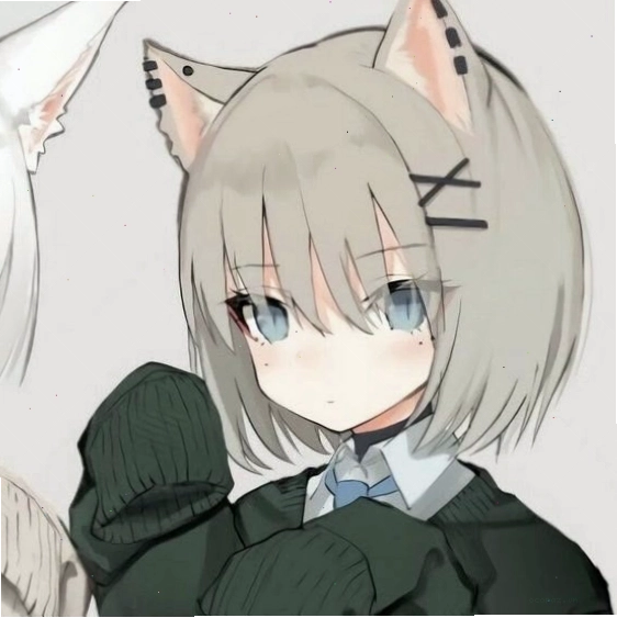 Avatar gái anime với phong cách cá tính và trang phục thời thượng