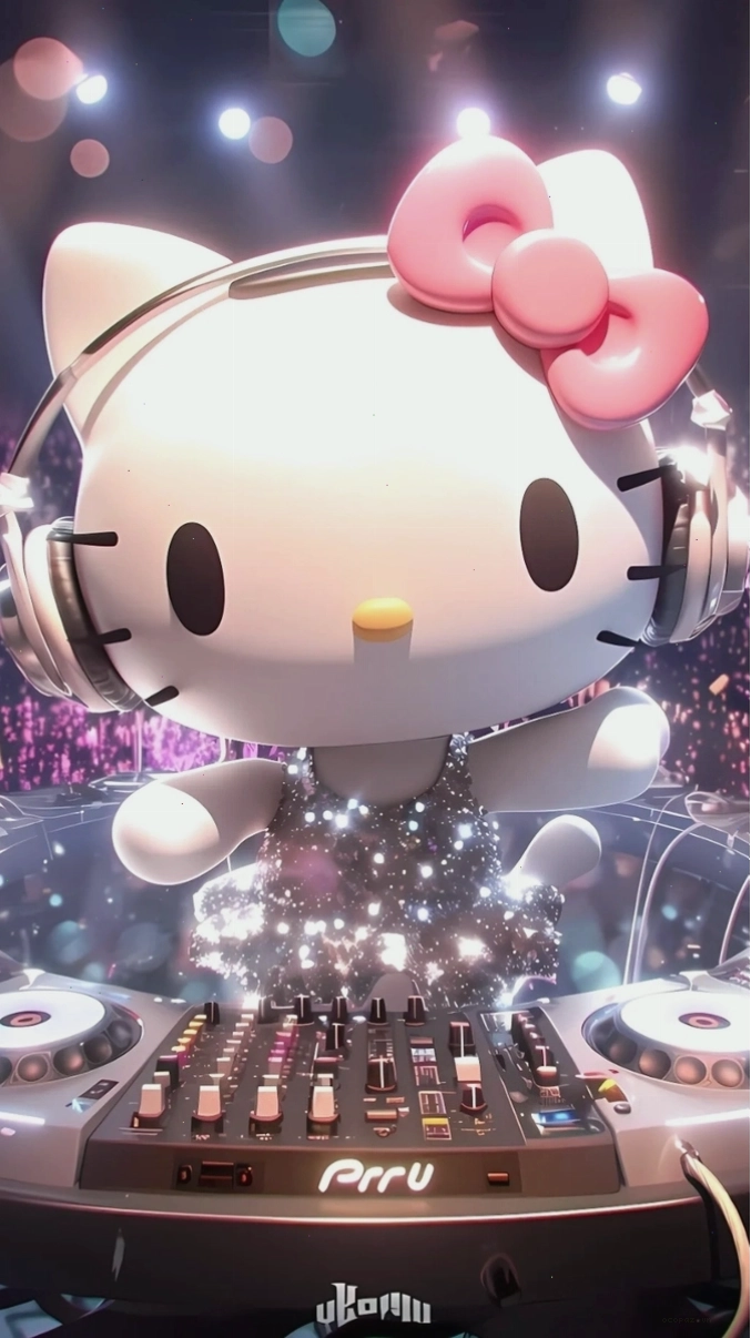 Avatar Hello Kitty đôi với hai hình ảnh bổ sung cho nhau
