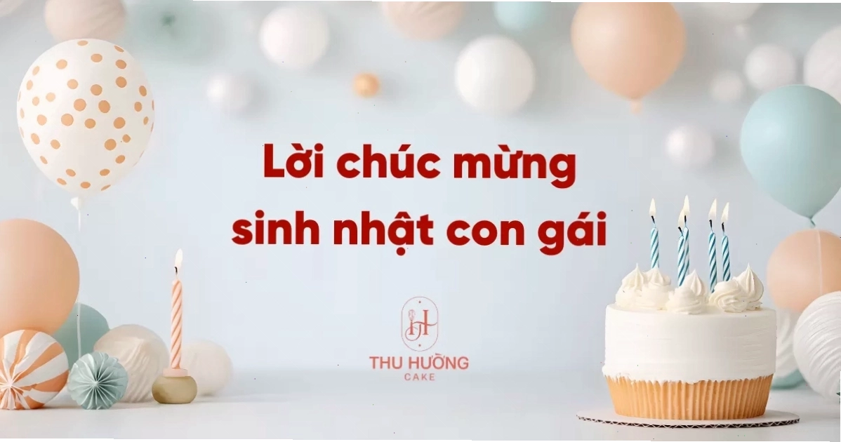 Bánh sinh nhật cho con gái từ Thu Hường Cake