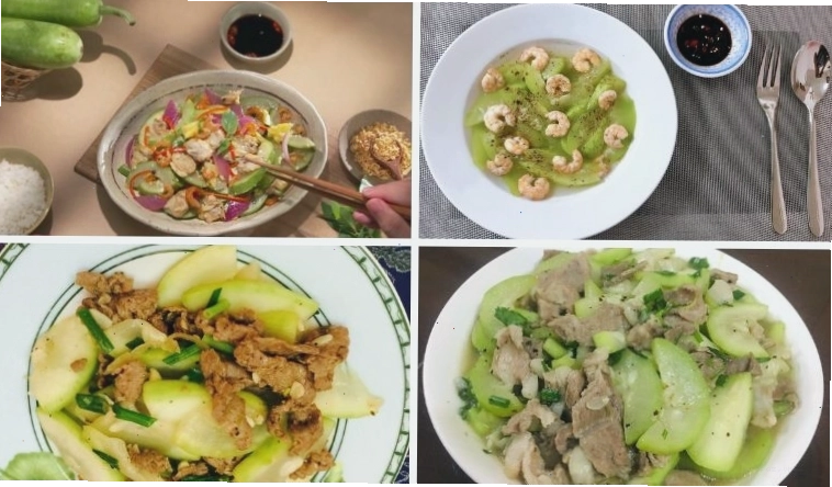 Bầu xào trứng thơm ngon