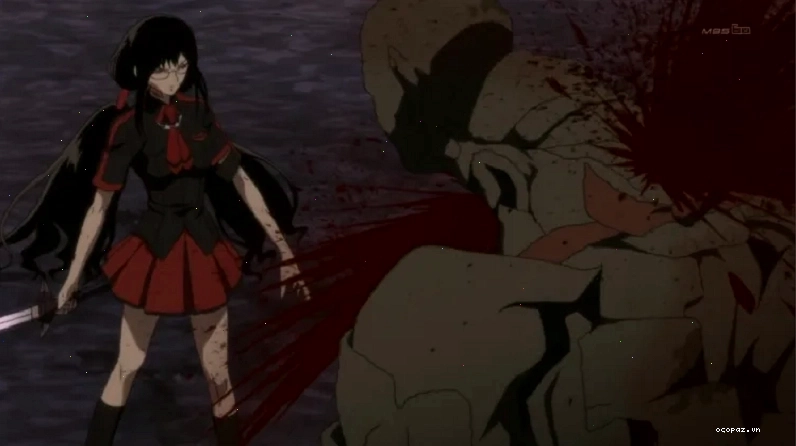 Blood-C bộ anime kinh dị đầy máu me và bạo lực