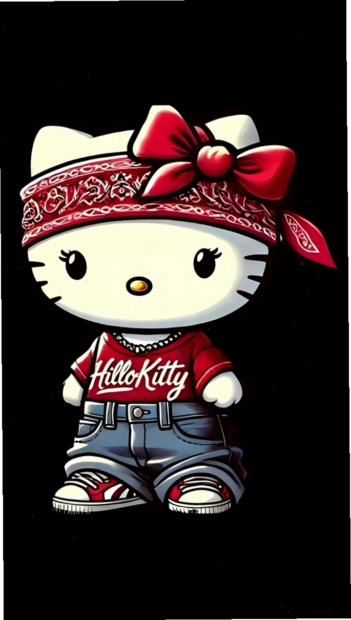 Cặp đôi avatar Hello Kitty dễ thương, thể hiện sự gắn kết