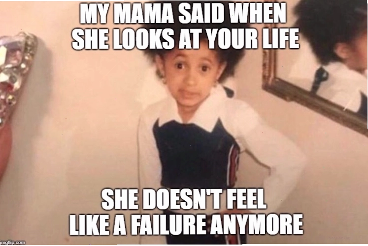 Cardi B meme với vẻ mặt hài hước