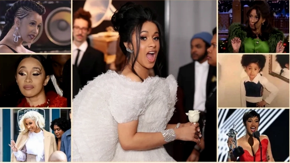 Cardi B trong một khoảnh khắc biểu cảm đáng nhớ