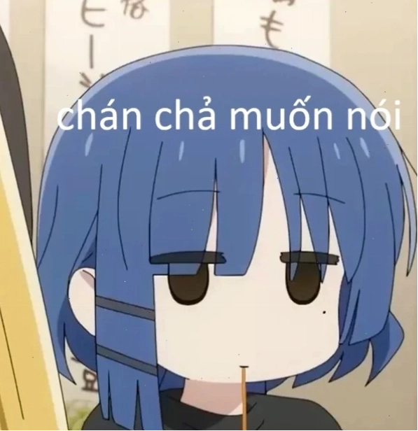 Chán chả muốn nói meme thể hiện sự mệt mỏi