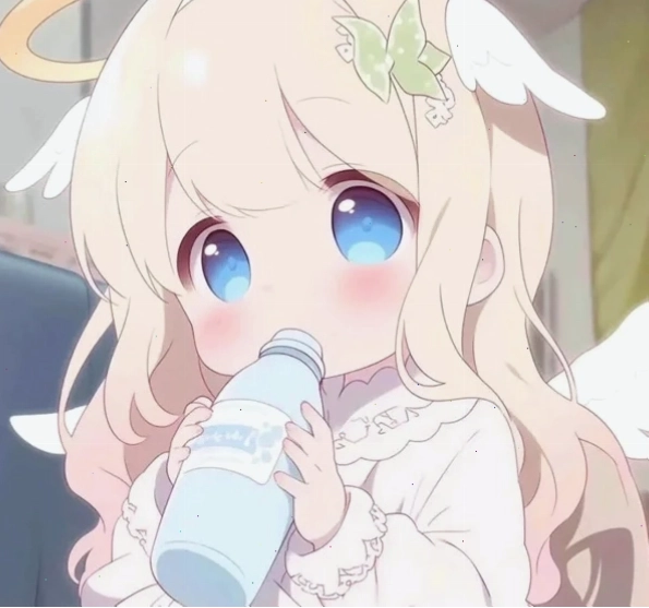 Chibi nữ với trang phục thường ngày, ngồi đọc sách