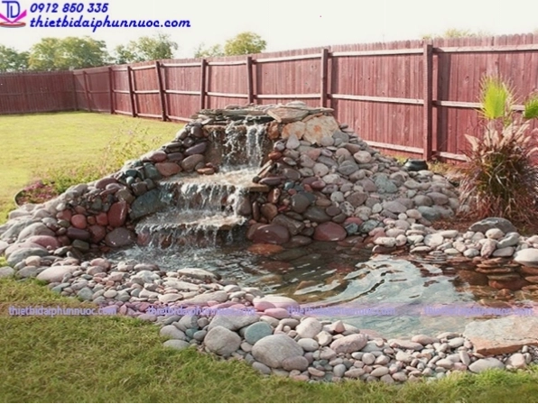Chuẩn bị các loại đá tự nhiên để xây dựng thác nước