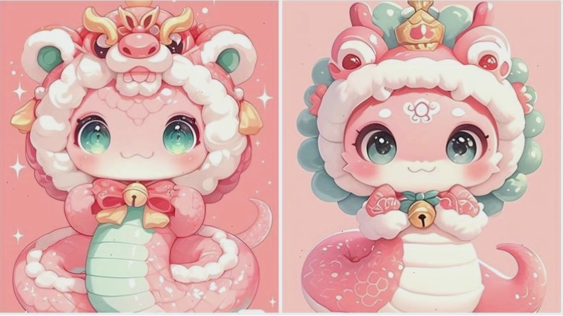 Chúc Tết, đôi ta cùng vươn lên như rắn