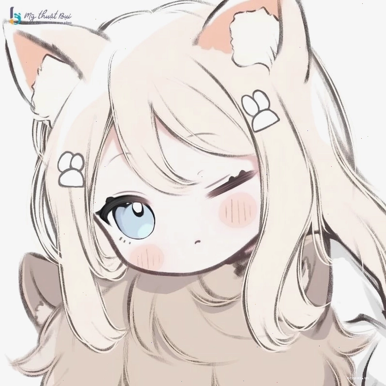 Cô gái anime chibi ngồi bên cửa sổ, mơ màng nhìn ra ngoài