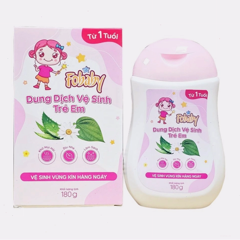 Dung dịch vệ sinh Fobaby cho trẻ từ 1 tuổi