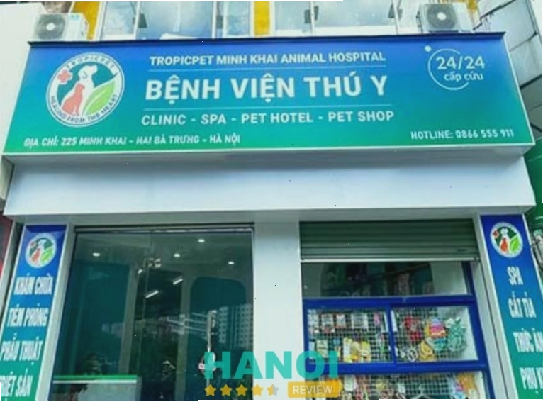 Hệ thống phòng khám Thú Y Tropicpet ở Hà Nội