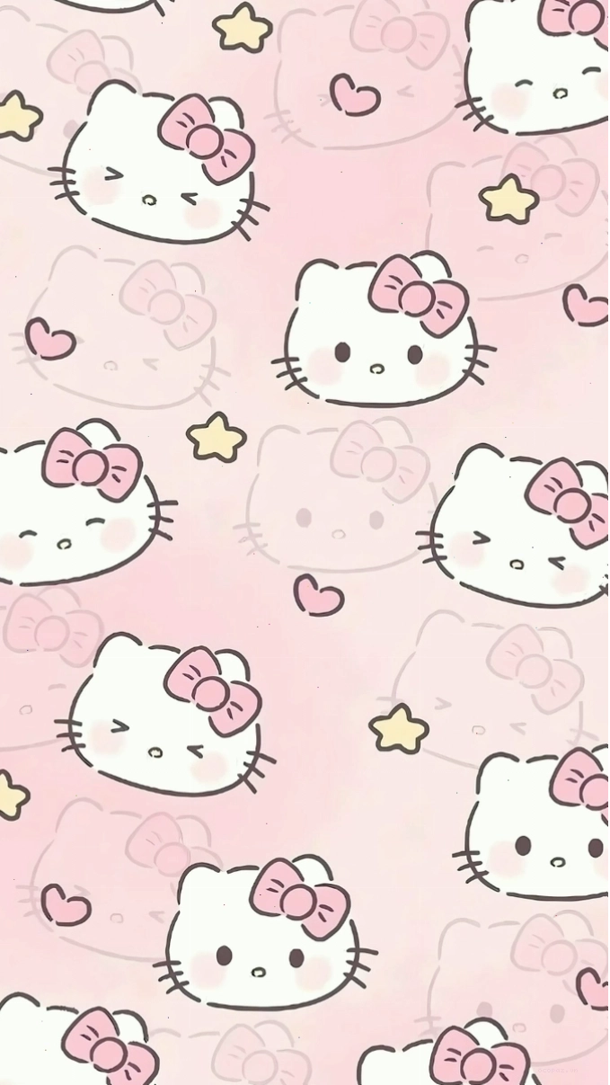 Hello Kitty đáng yêu với gam màu hồng và các phụ kiện dễ thương