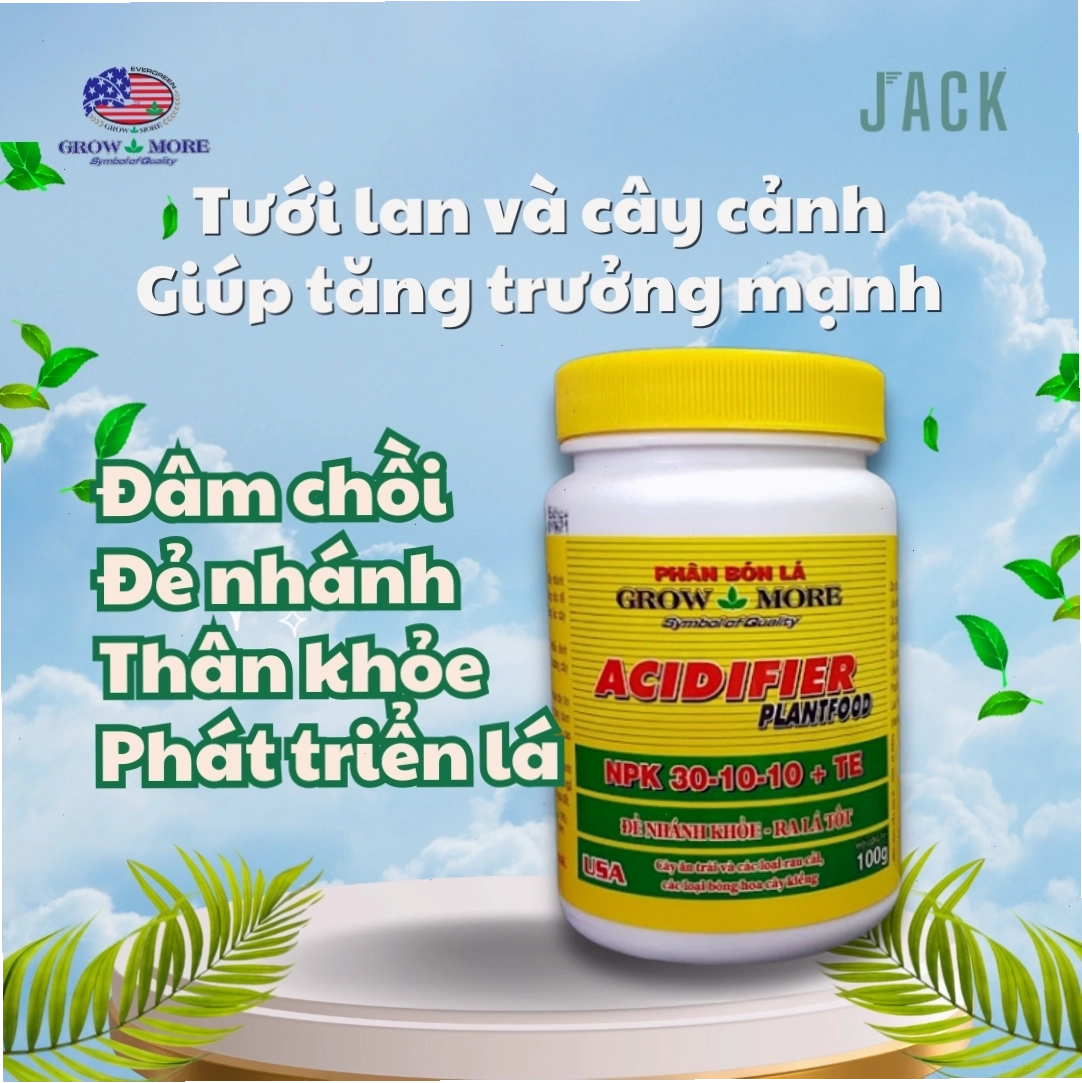 Hiệu quả của phân bón 30-10-10 với hoa lan