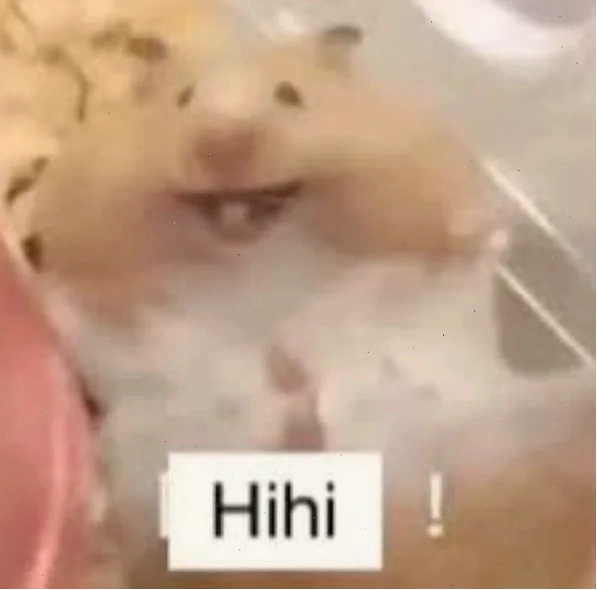 Hihi meme biểu cảm ngượng ngùng đáng yêu