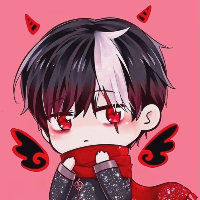 Hình ảnh ác quỷ anime chibi dễ thương và đáng yêu