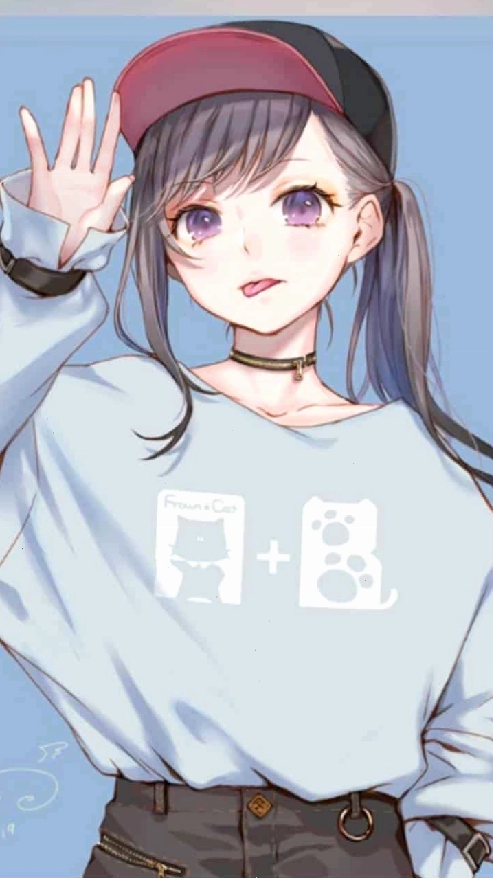 Hình ảnh anime nữ ngầu dễ thương đáng yêu
