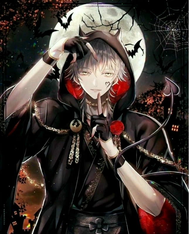 Hình ảnh avatar ác quỷ nam anime lạnh lùng, bí ẩn