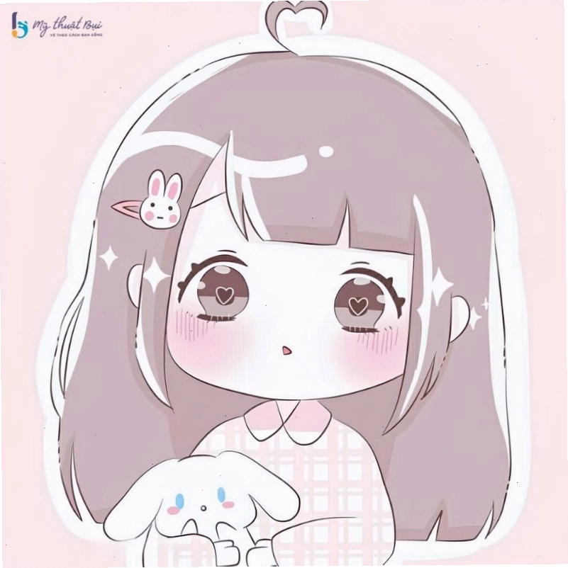 Hình ảnh chibi cô gái mặc trang phục mùa đông dễ thương