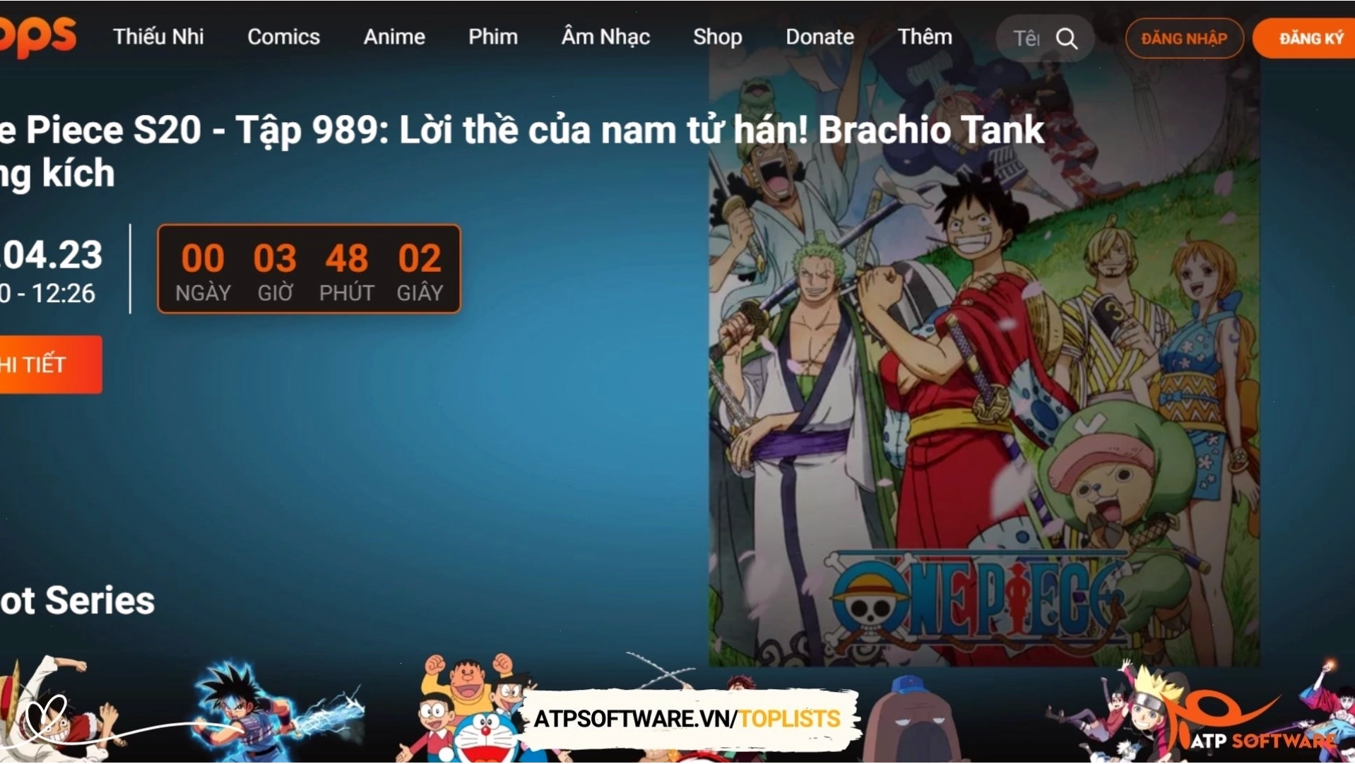 Hình ảnh minh họa các bộ anime vietsub hấp dẫn
