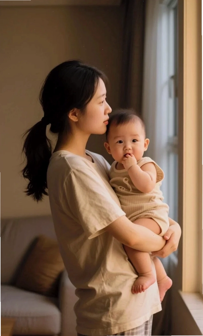 Hình ảnh người mẹ đơn thân buồn, cô độc