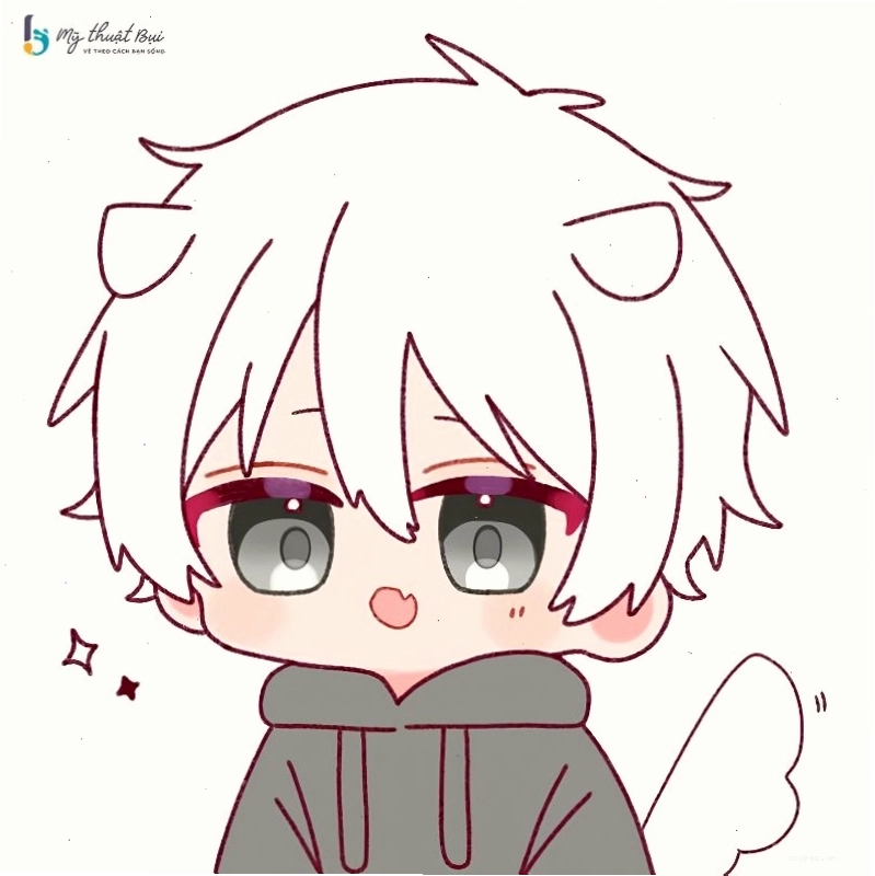Hình chibi nam, nữ siêu cute dễ thương và cực dễ vẽ