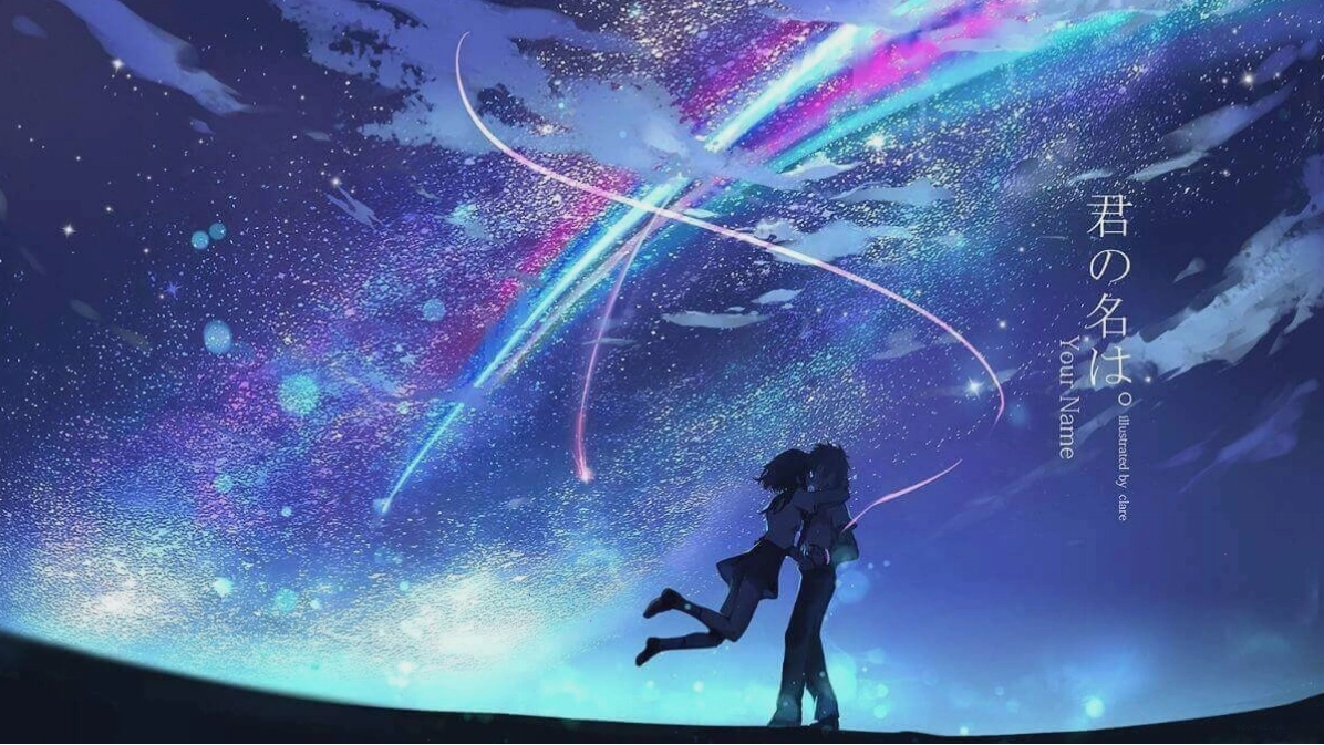 Hình nền anime cặp đôi lãng mạn cho máy tính