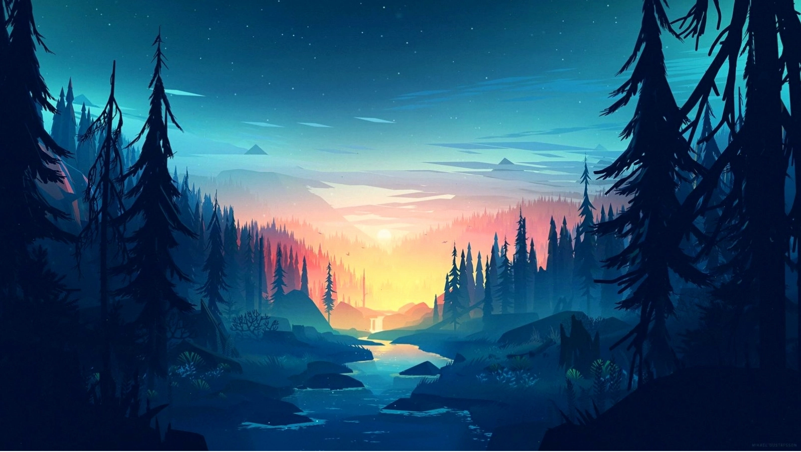 Hình nền anime chill với nhân vật dễ thương