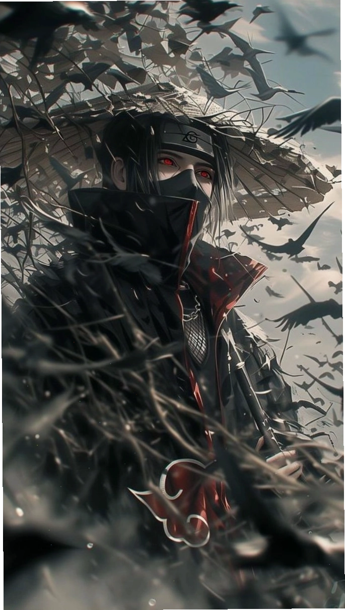 Hình nền anime nam Sasuke Uchiha ngầu lạnh lùng