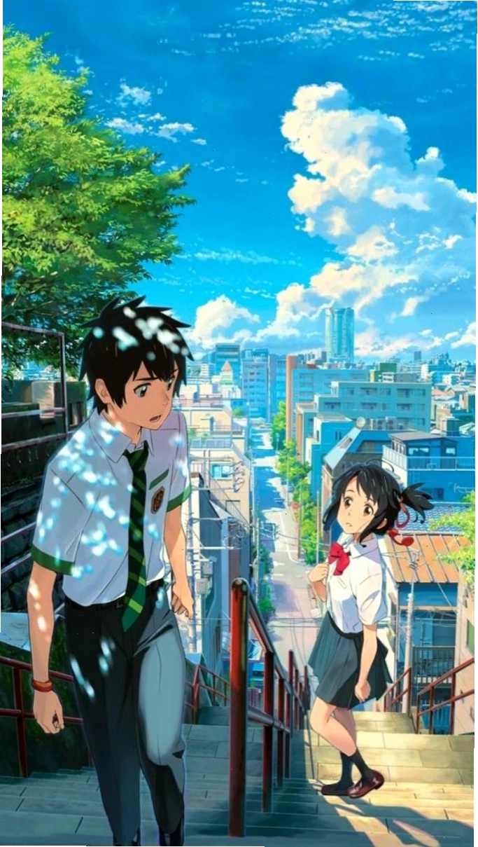 Hình nền anime nam với chi tiết trang phục độc đáo