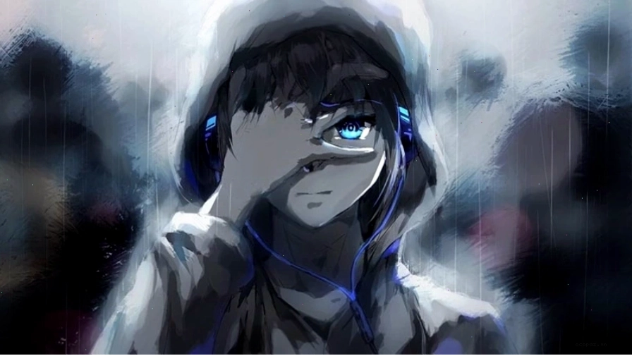 Hình nền anime nữ 3D với hiệu ứng ánh sáng lung linh