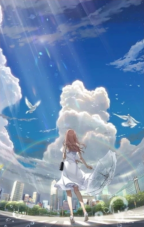 Hình nền anime nữ đáng yêu cho điện thoại với chất lượng HD