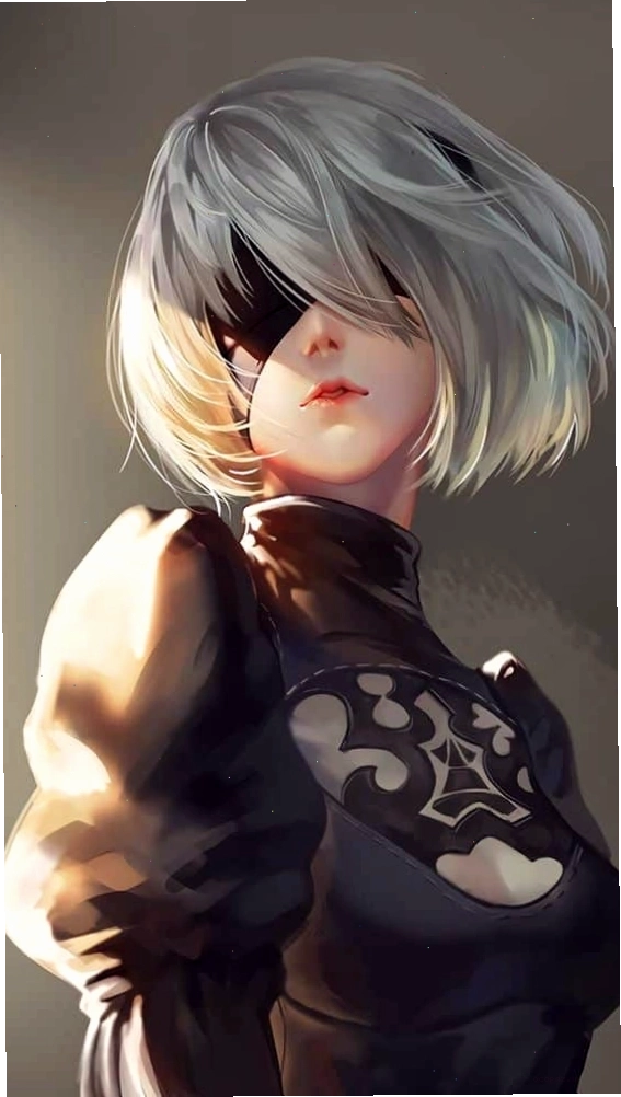 Hình nền anime nữ ngầu che mặt đầy bí ẩn