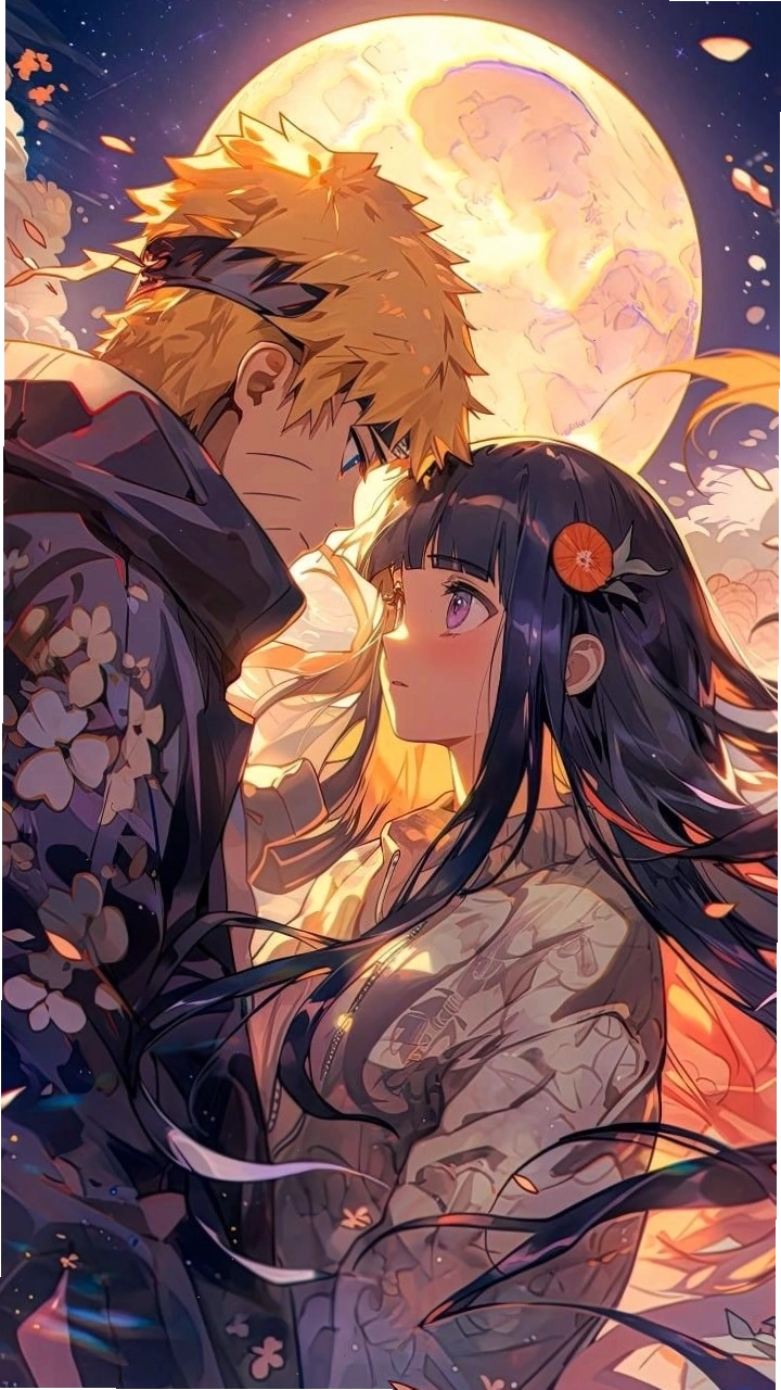 Hình nền điện thoại anime lãng mạn cho các cặp đôi