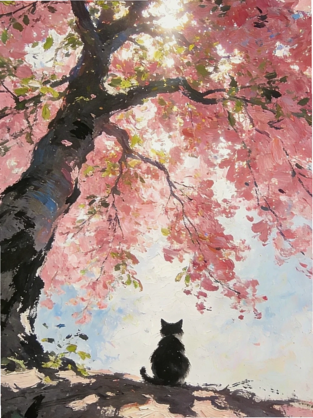 Hình nền hoa anh đào anime 4K với chi tiết sắc nét