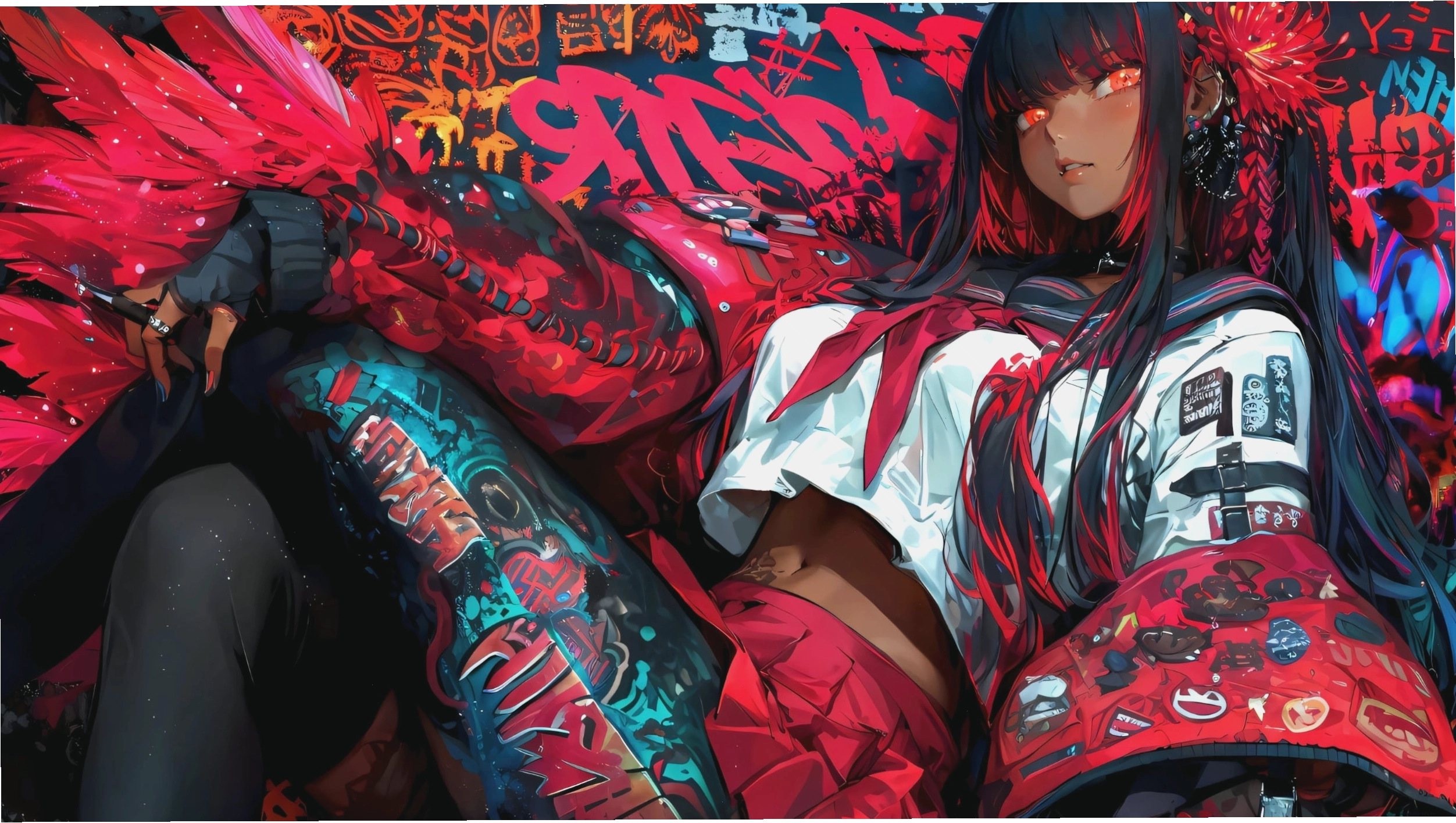 Hình nền máy tính 4k anime, nam, nữ, ngầu