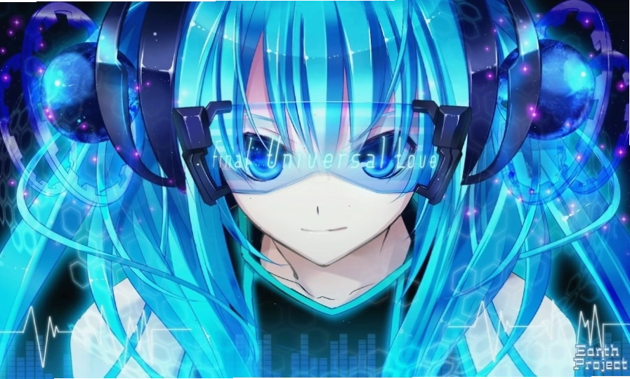 Hình nền máy tính Anime 3D với nhân vật và cảnh quan