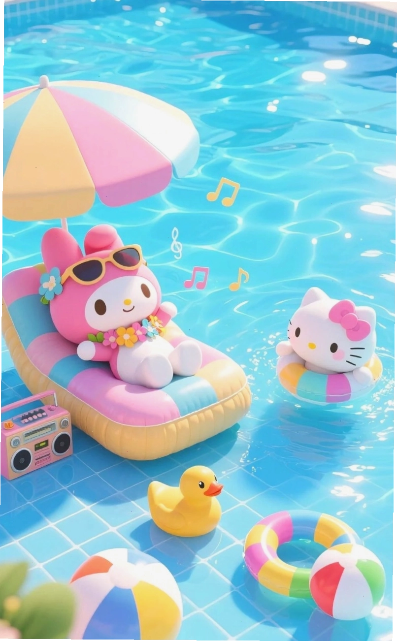 Hình nền Melody với biểu cảm ngộ nghĩnh